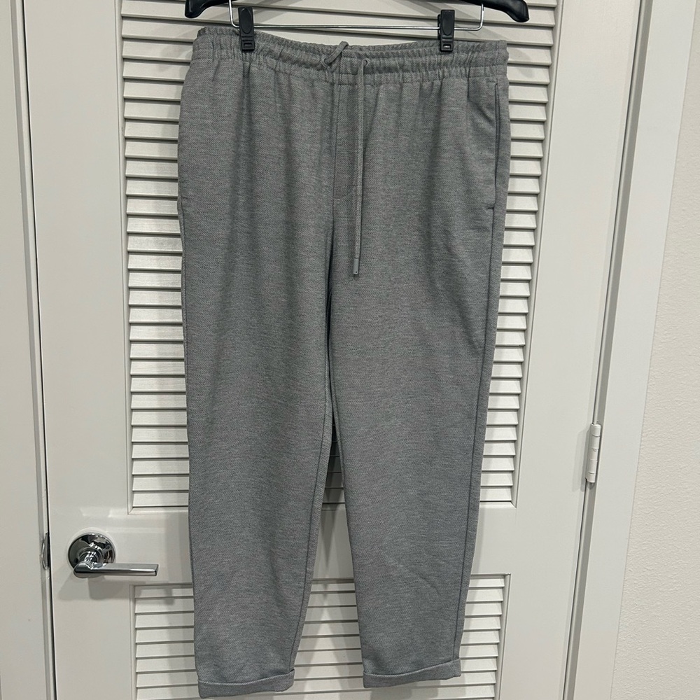 Zara Gray Joggers with Elastic Waistband for Comfort